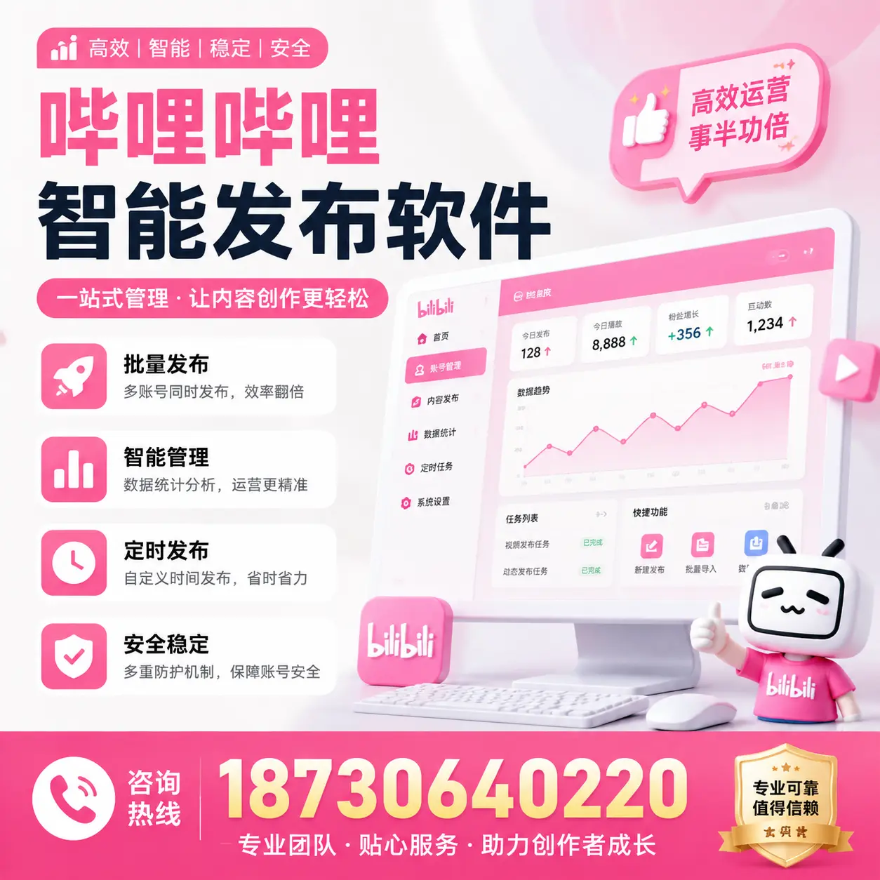 如何评估哔哩哔哩智能发布软件的ROI?鞍山 企业必读